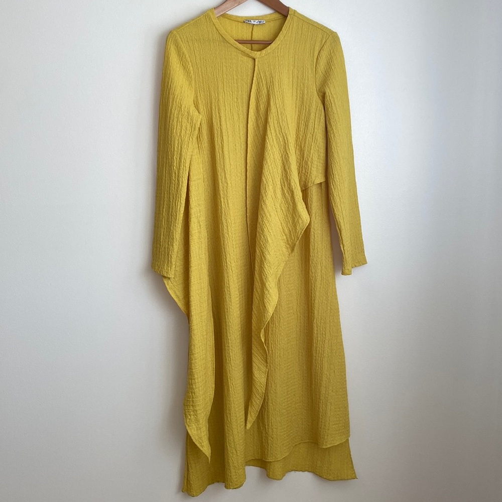Gently Worn Women’s Size Small Zara Yellow Long Dress